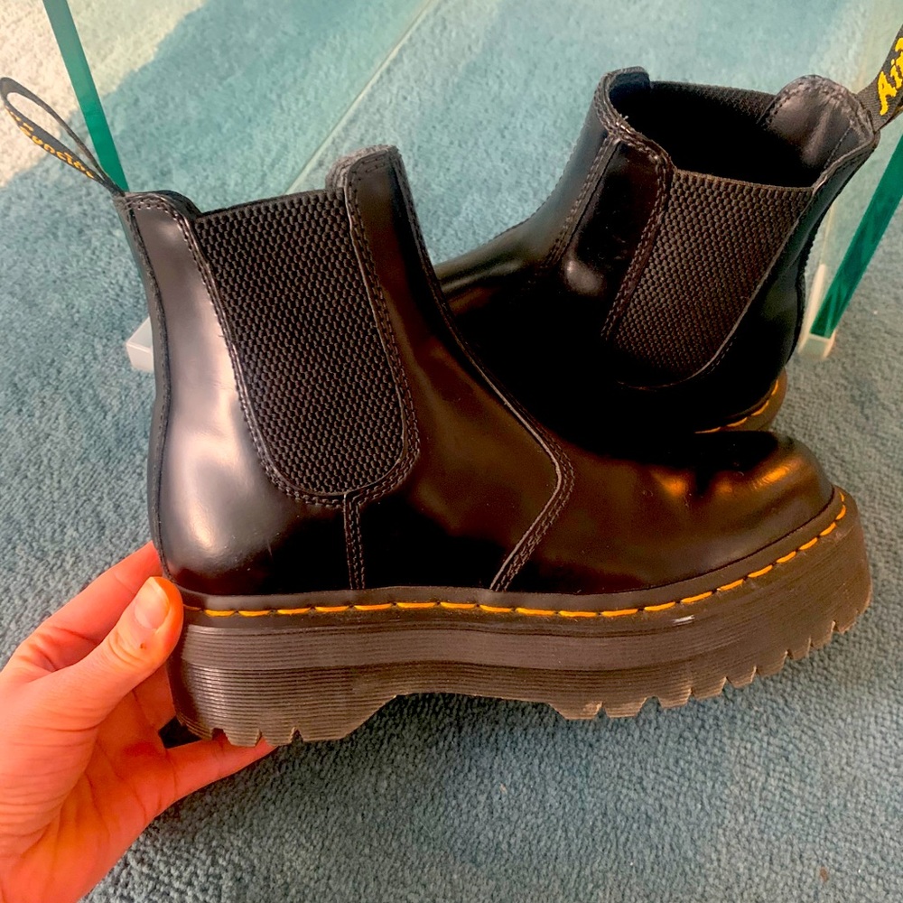 Dr. Marten’s Chelsea platform boots